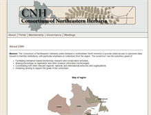 Tablet Screenshot of neherbaria.org
